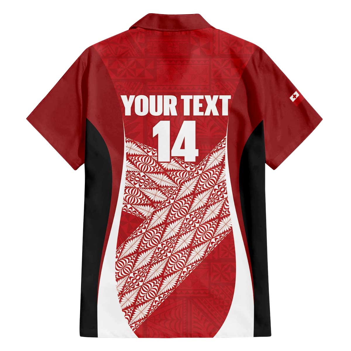 Tonga Rugby Custom Family Matching Off The Shoulder Long Sleeve Dress and Hawaiian Shirt Go ʻIkale Tahi Go Tongan Tapa Cloth