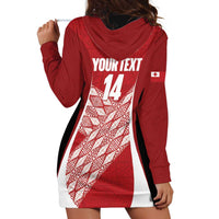 Tonga Rugby Custom Hoodie Dress Go ʻIkale Tahi Go Tongan Tapa Cloth LT14 - Polynesian Pride