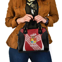 Tonga Rugby Custom Shoulder Handbag Go ʻIkale Tahi Go Tongan Tapa Cloth