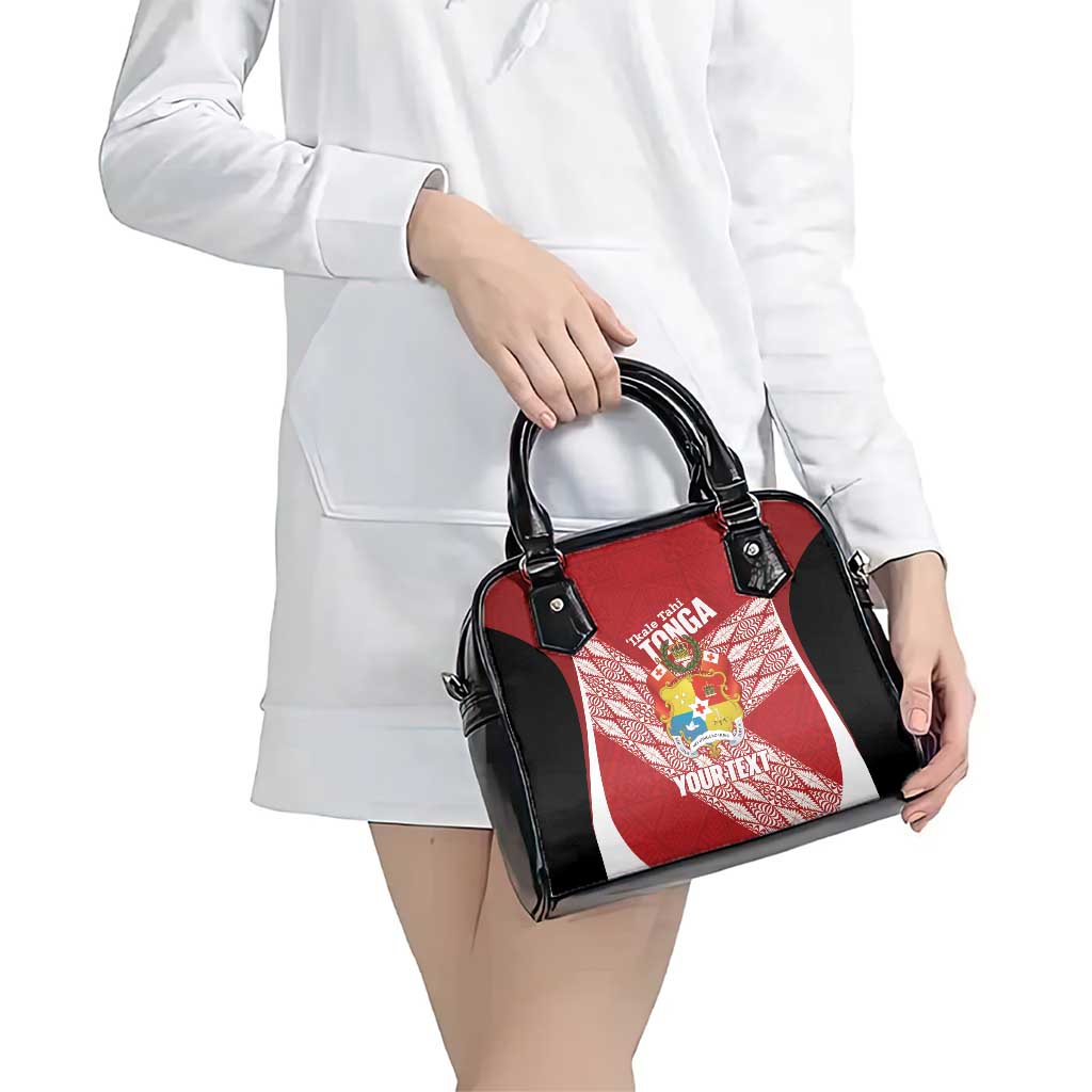 Tonga Rugby Custom Shoulder Handbag Go ʻIkale Tahi Go Tongan Tapa Cloth