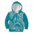 Polynesian Pride Hawaii Kid Hoodie Hawaiian Tribal Honu Turquoise Version LT14 Hoodie Turquoise - Polynesian Pride