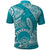 Polynesian Pride Hawaii Polo Shirt Hawaiian Tribal Honu Turquoise Version LT14 - Polynesian Pride