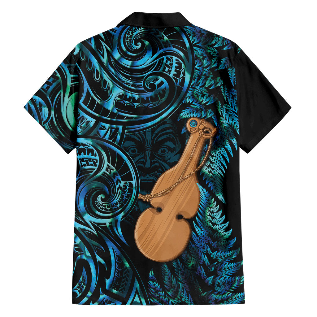 Kotiate New Zealand Family Matching Mermaid Dress and Hawaiian Shirt Maori Weapon Paua Shell Haka Fern LT14 - Polynesian Pride