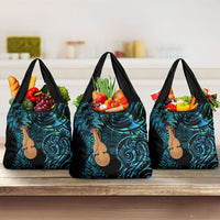 Kotiate New Zealand Grocery Bag Maori Weapon Paua Shell Haka Fern