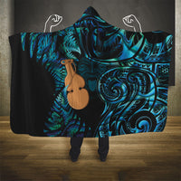 Kotiate New Zealand Hooded Blanket Maori Weapon Paua Shell Haka Fern LT14 - Polynesian Pride