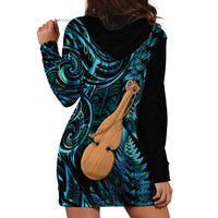 Kotiate New Zealand Hoodie Dress Maori Weapon Paua Shell Haka Fern LT14 - Polynesian Pride
