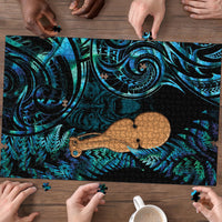 Kotiate New Zealand Puzzle Maori Weapon Paua Shell Haka Fern