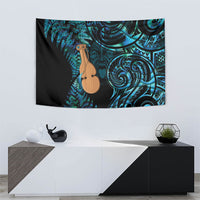 Kotiate New Zealand Tapestry Maori Weapon Paua Shell Haka Fern