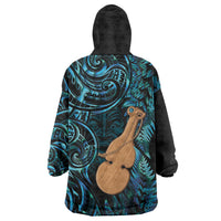 Kotiate New Zealand Wearable Blanket Hoodie Maori Weapon Paua Shell Haka Fern LT14 - Polynesian Pride