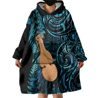 Kotiate New Zealand Wearable Blanket Hoodie Maori Weapon Paua Shell Haka Fern LT14 - Polynesian Pride