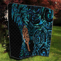 Maripi New Zealand Quilt Maori Weapon Paua Shell Haka Fern