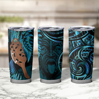 Maripi New Zealand Tumbler Cup Maori Weapon Paua Shell Haka Fern