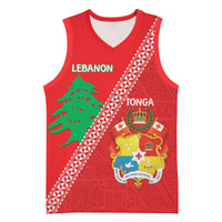 Tonga And Lebanon Basketball Jersey 2026 Together Half Style