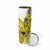 Hawaii Skinny Tumbler Polynesian Shark Tattoo With Plumeria Yellow Gradient