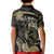 Personalised Hawaii Nene Goose Kid Polo Shirt Hawaiian Map Hibiscus Polynesian Art - Beige