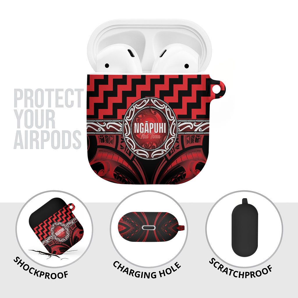 Aotearoa Ngapuhi AirPods Case Maori Iwi Poutama Puhoro Tattoo