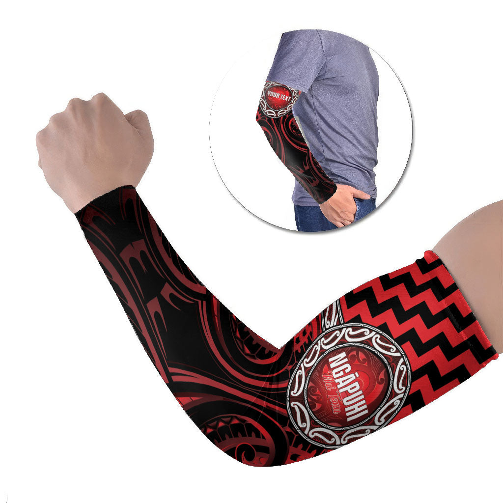 Aotearoa Ngapuhi Personalised Arm Sleeves Maori Iwi Poutama Puhoro Tattoo