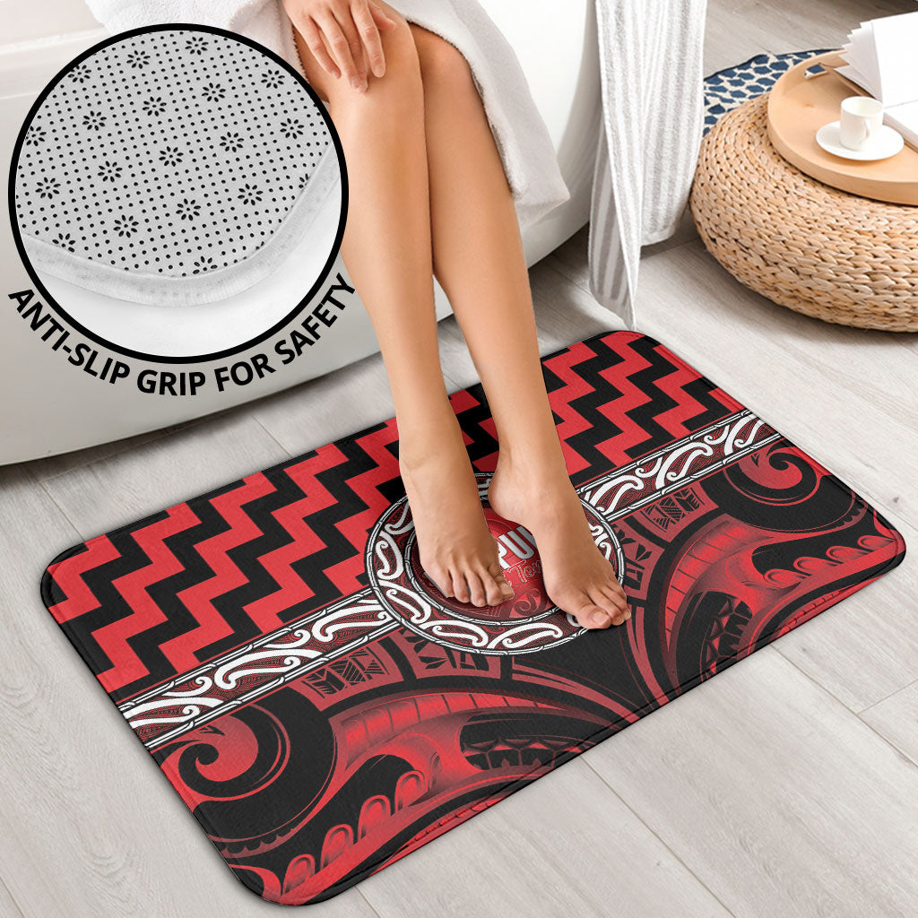 Aotearoa Ngapuhi Bathroom Set Maori Iwi Poutama Puhoro Tattoo