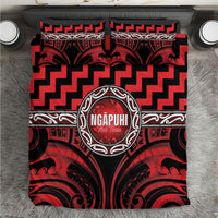 Aotearoa Ngapuhi Bedding Set Maori Iwi Poutama Puhoro Tattoo