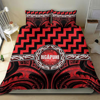 Aotearoa Ngapuhi Bedding Set Maori Iwi Poutama Puhoro Tattoo