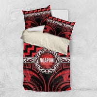 Aotearoa Ngapuhi Bedding Set Maori Iwi Poutama Puhoro Tattoo