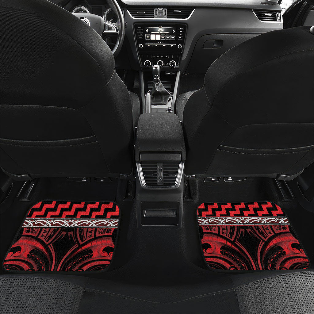 Aotearoa Ngapuhi Personalised Car Mats Maori Iwi Poutama Puhoro Tattoo