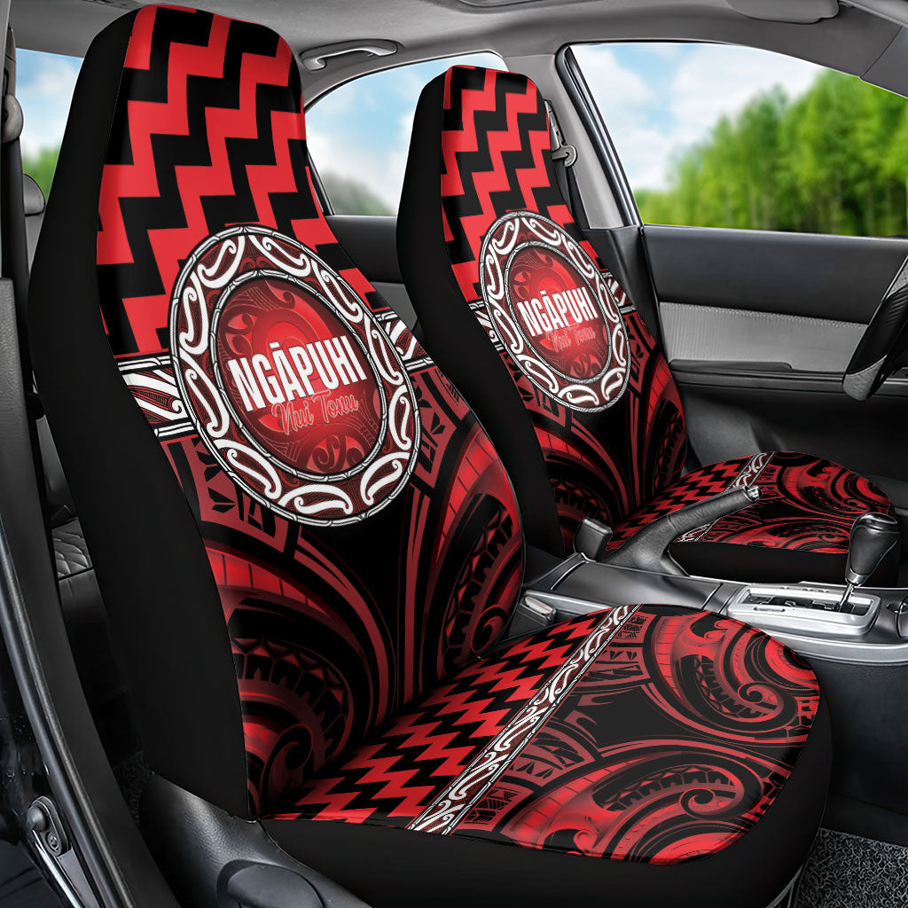 Aotearoa Ngapuhi Car Seat Cover Maori Iwi Poutama Puhoro Tattoo