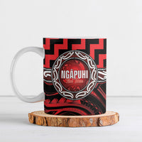 Aotearoa Ngapuhi Personalised Ceramic Mug Maori Iwi Poutama Puhoro Tattoo