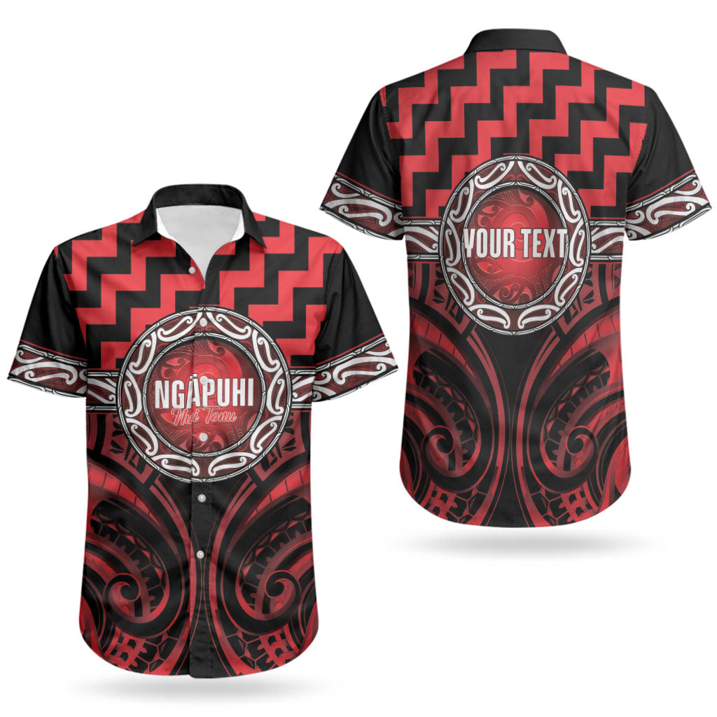 Aotearoa Ngapuhi Personalised Couples Matching Off Shoulder Maxi Dress and Hawaiian Shirt Maori Iwi Poutama Puhoro Tattoo