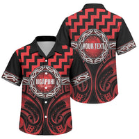 Aotearoa Ngapuhi Personalised Family Matching Tank Maxi Dress and Hawaiian Shirt Maori Iwi Poutama Puhoro Tattoo