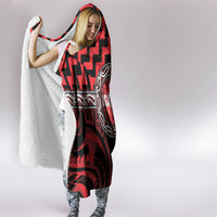 Aotearoa Ngapuhi Hooded Blanket Maori Iwi Poutama Puhoro Tattoo