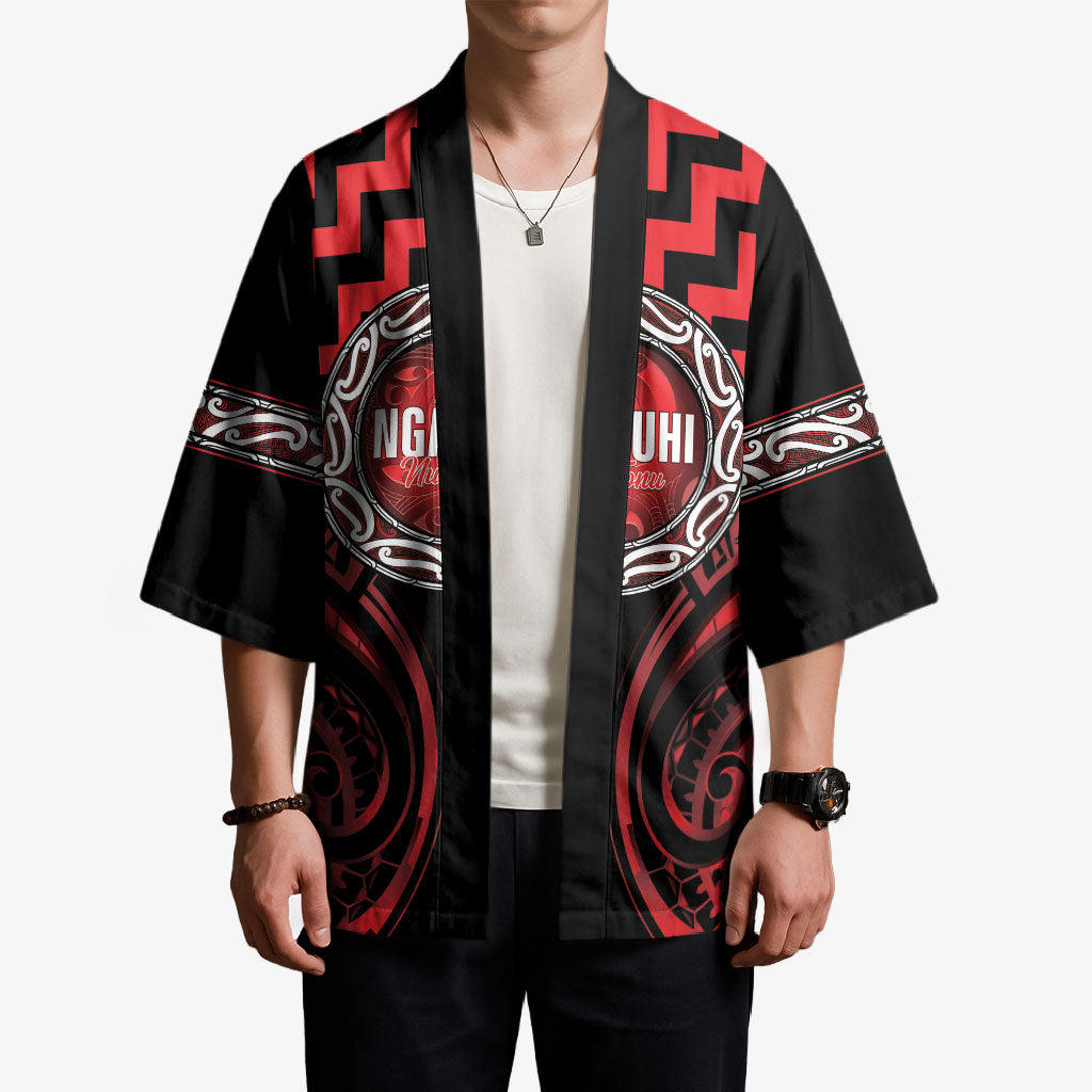 Aotearoa Ngapuhi Personalised Kimono Maori Iwi Poutama Puhoro Tattoo