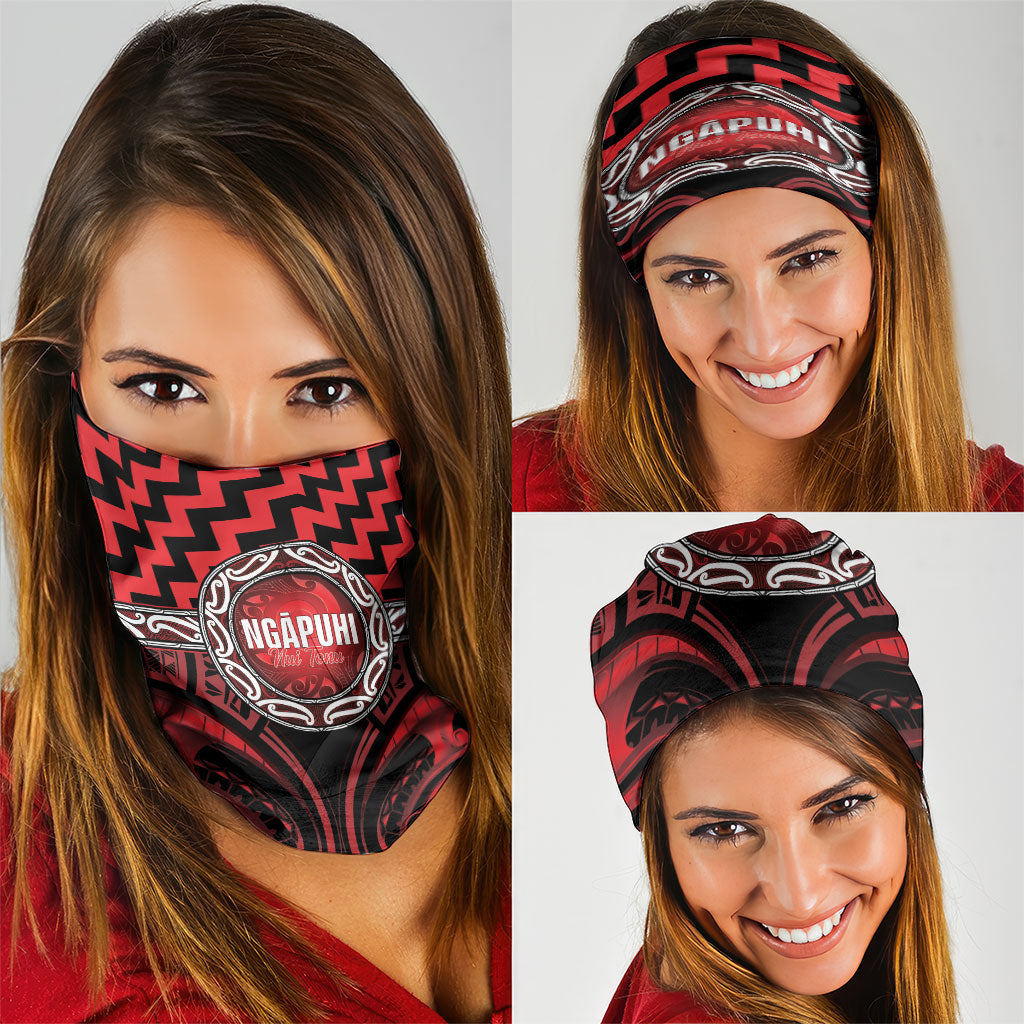 Aotearoa Ngapuhi Neck Gaiter Maori Iwi Poutama Puhoro Tattoo