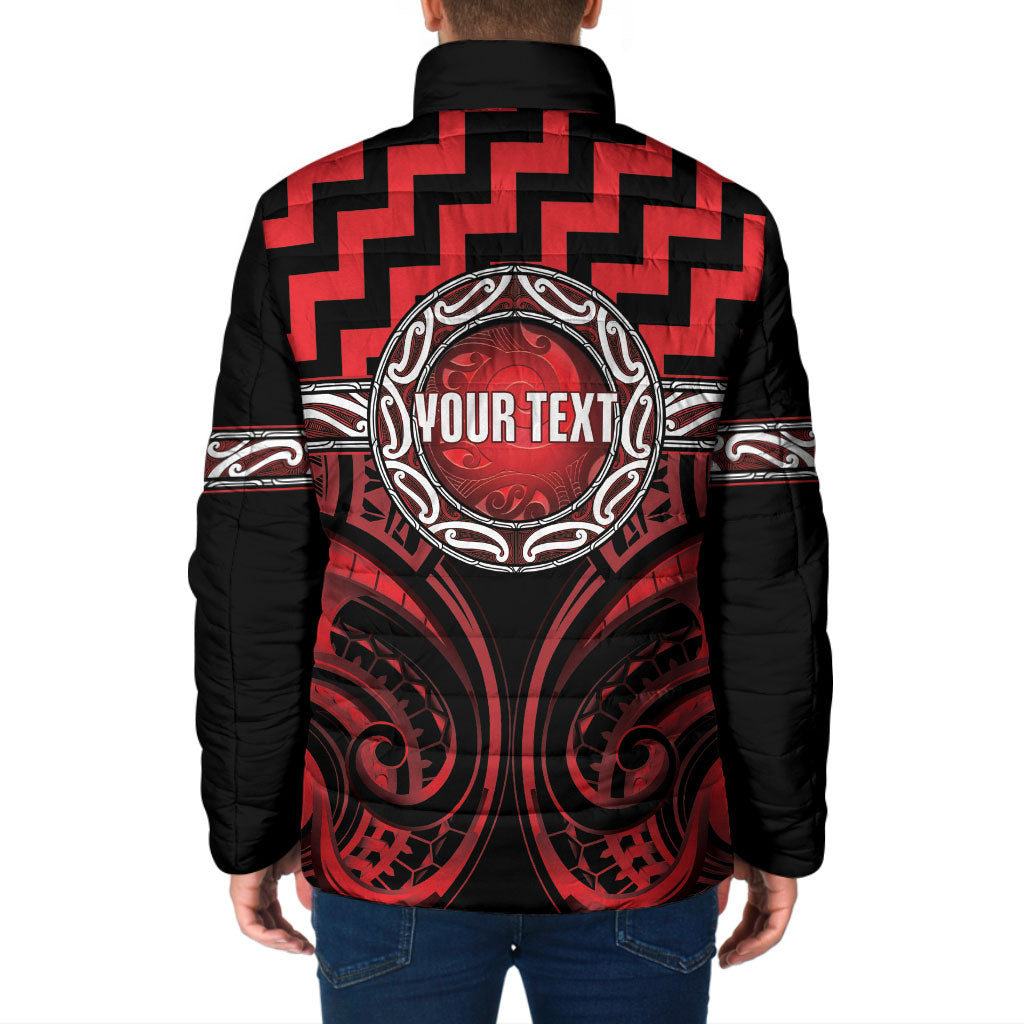 Aotearoa Ngapuhi Personalised Padded Jacket Maori Iwi Poutama Puhoro Tattoo