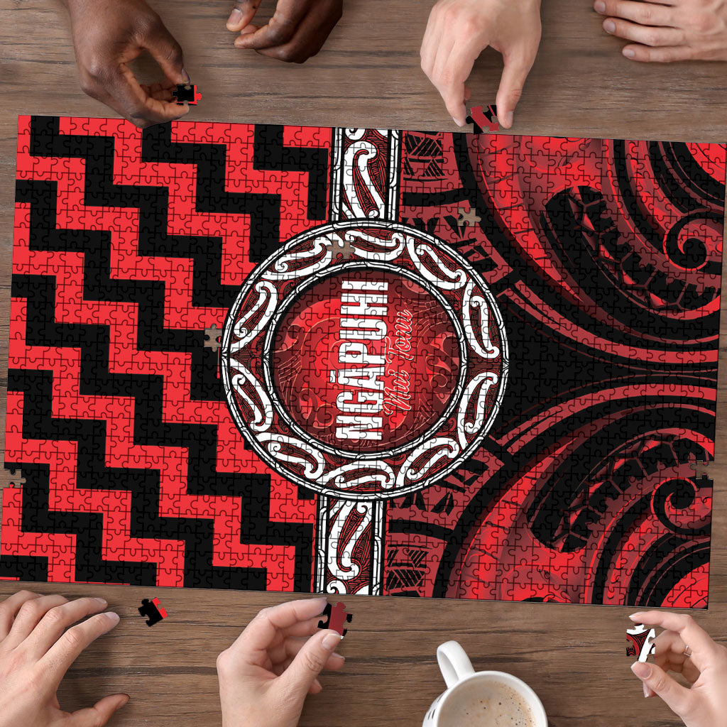 Aotearoa Ngapuhi Puzzle Maori Iwi Poutama Puhoro Tattoo