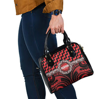 Aotearoa Ngapuhi Shoulder Handbag Maori Iwi Poutama Puhoro Tattoo