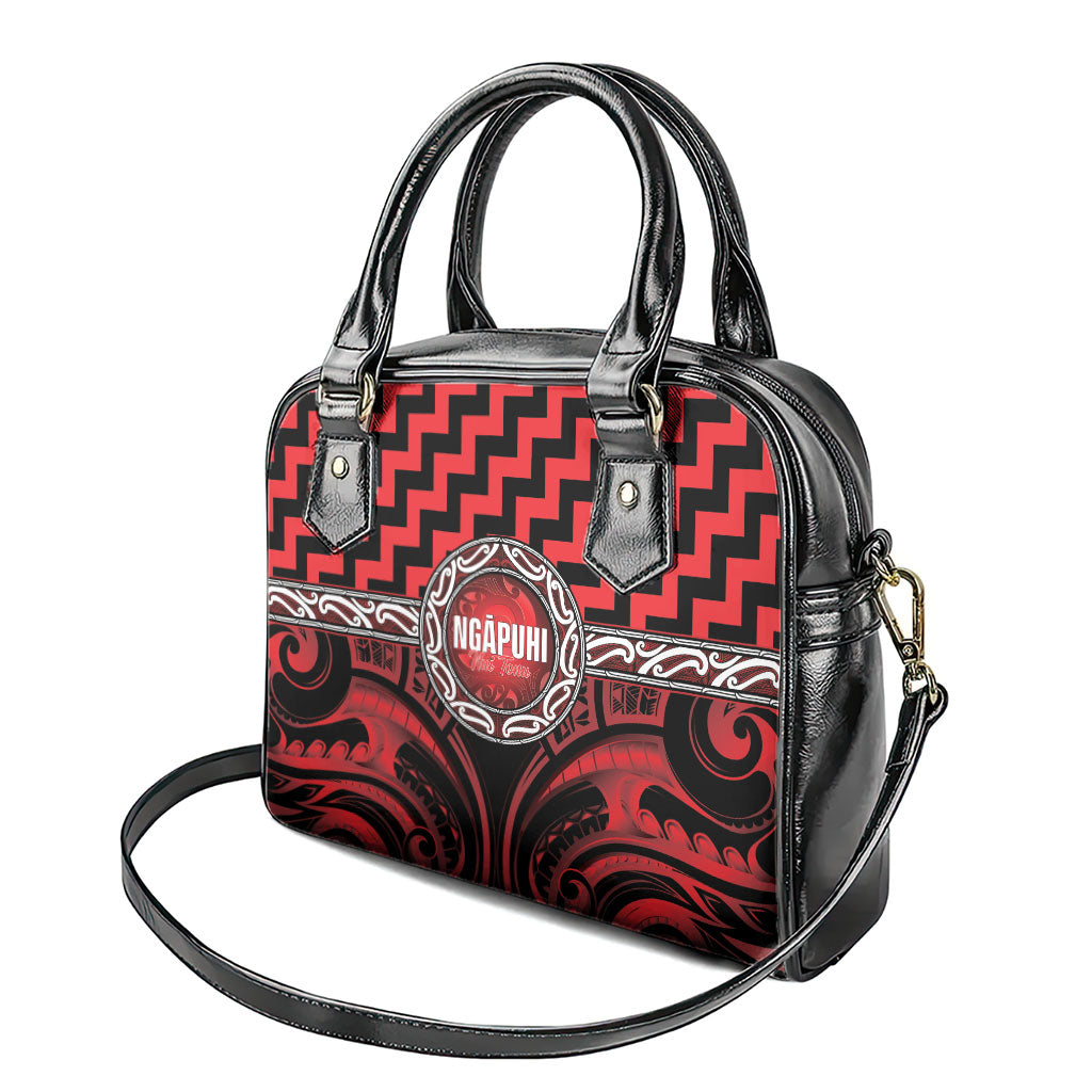 Aotearoa Ngapuhi Shoulder Handbag Maori Iwi Poutama Puhoro Tattoo