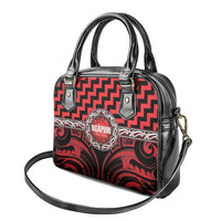 Aotearoa Ngapuhi Shoulder Handbag Maori Iwi Poutama Puhoro Tattoo