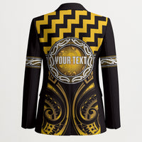 Aotearoa Ngati Porou Personalised Blazer Maori Iwi Poutama Puhoro Tattoo
