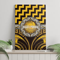 Aotearoa Ngati Porou Canvas Wall Art Maori Iwi Poutama Puhoro Tattoo
