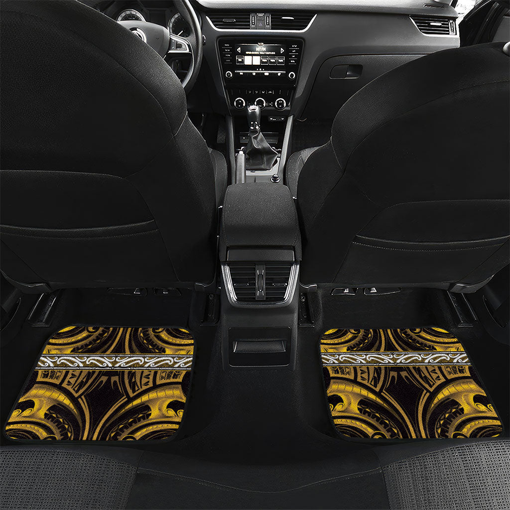 Aotearoa Ngati Porou Personalised Car Mats Maori Iwi Poutama Puhoro Tattoo