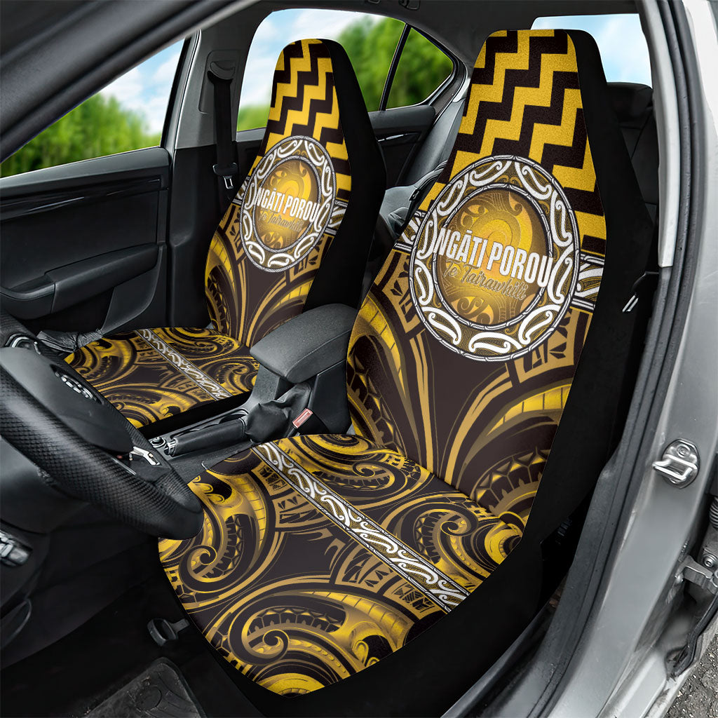 Aotearoa Ngati Porou Car Seat Cover Maori Iwi Poutama Puhoro Tattoo