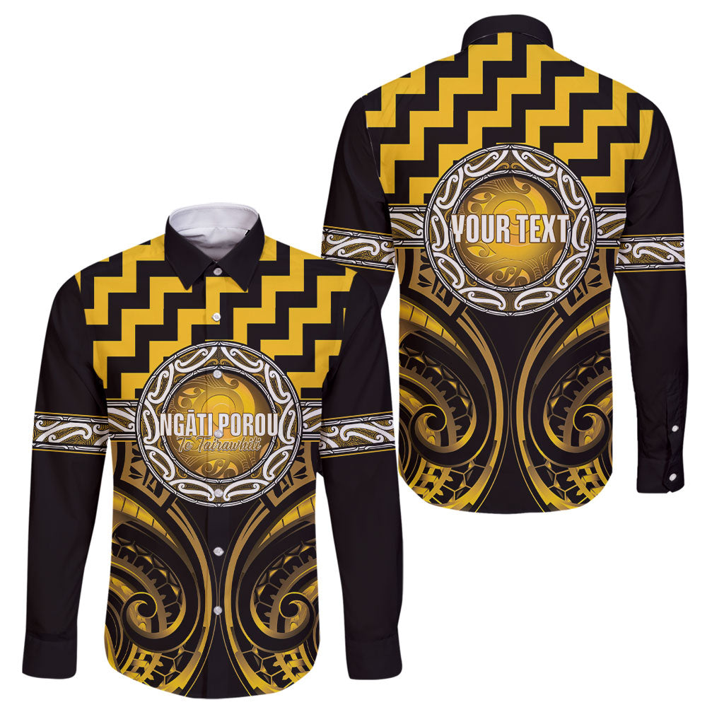 Aotearoa Ngati Porou Personalised Family Matching Off Shoulder Short Dress and Hawaiian Shirt Maori Iwi Poutama Puhoro Tattoo