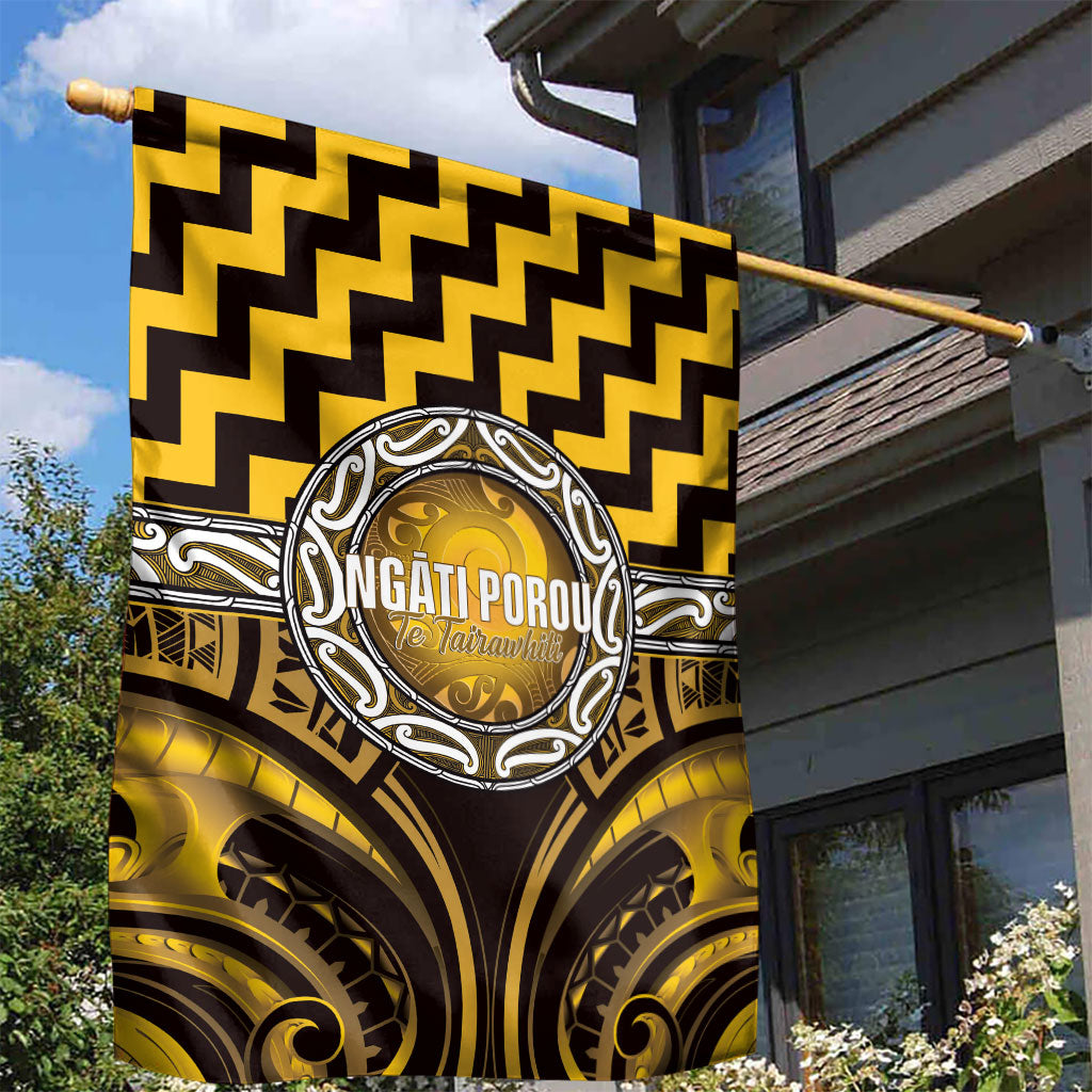 Aotearoa Ngati Porou Garden Flag Maori Iwi Poutama Puhoro Tattoo
