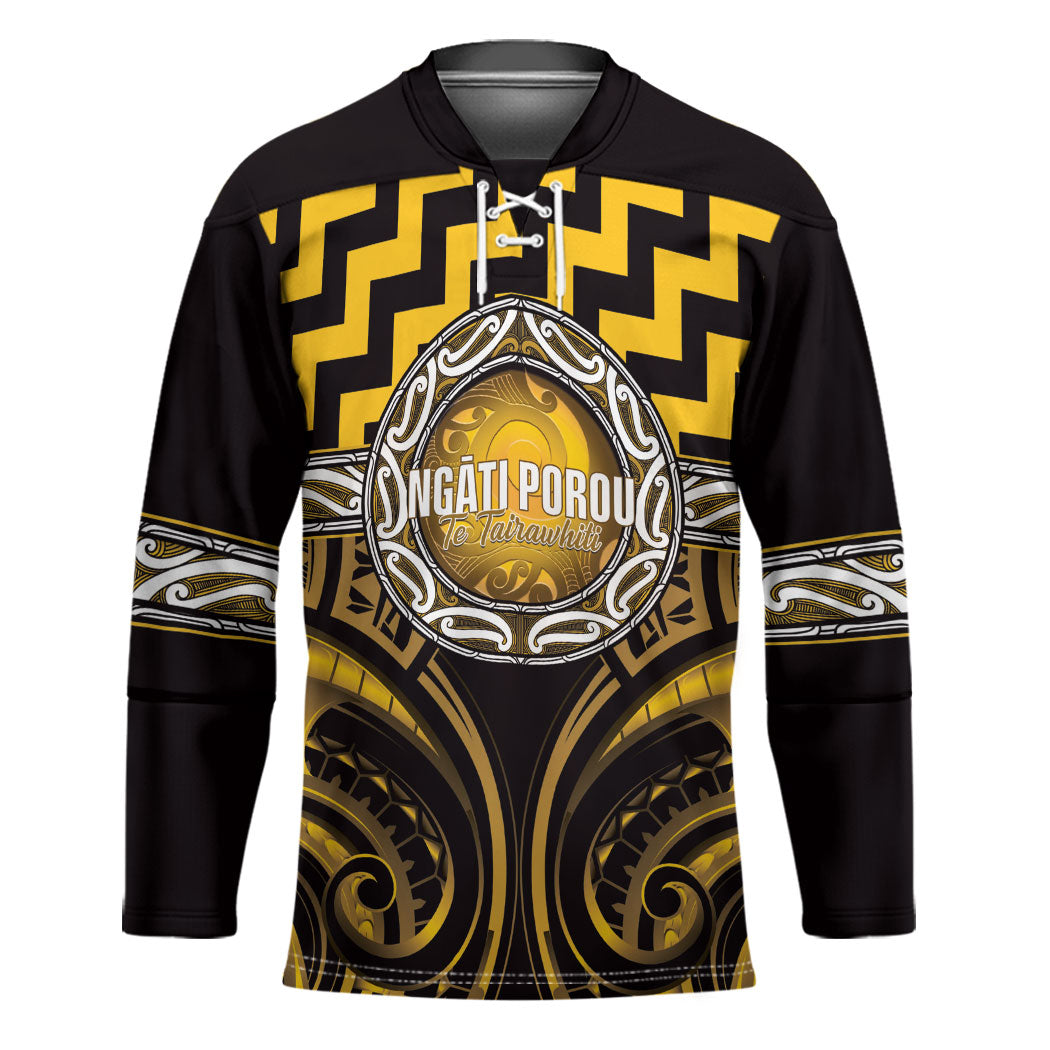 Aotearoa Ngati Porou Personalised Hockey Jersey Maori Iwi Poutama Puhoro Tattoo