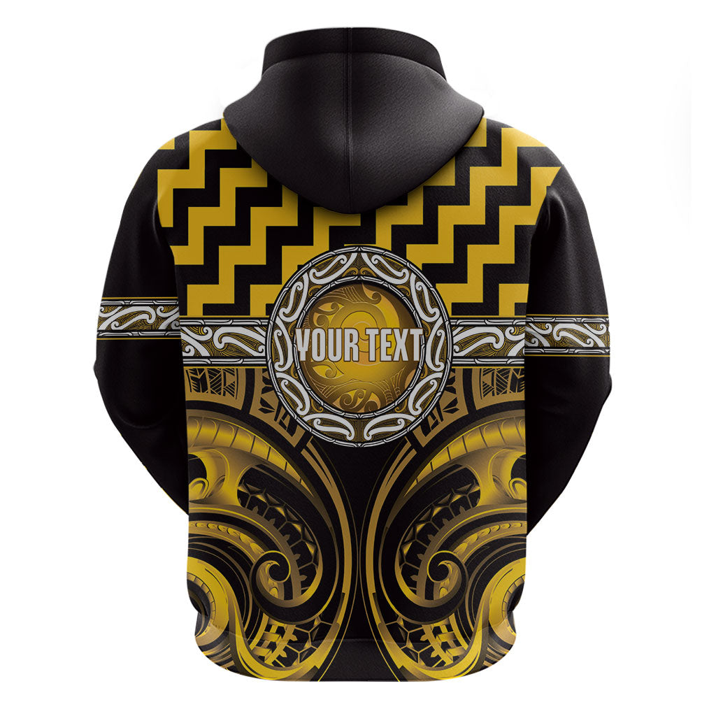 Aotearoa Ngati Porou Personalised Hoodie Maori Iwi Poutama Puhoro Tattoo