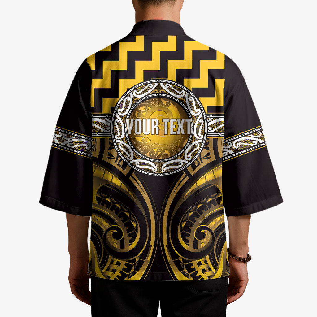 Aotearoa Ngati Porou Personalised Kimono Maori Iwi Poutama Puhoro Tattoo