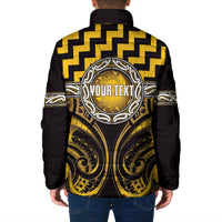 Aotearoa Ngati Porou Personalised Padded Jacket Maori Iwi Poutama Puhoro Tattoo