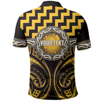 Aotearoa Ngati Porou Personalised Polo Shirt Maori Iwi Poutama Puhoro Tattoo