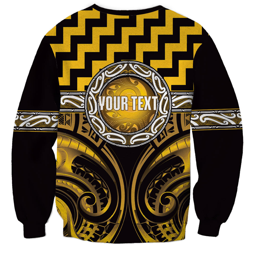 Aotearoa Ngati Porou Personalised Sweatshirt Maori Iwi Poutama Puhoro Tattoo